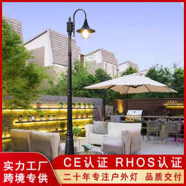 庭院灯3米别墅花园小区路灯太阳能高杆灯室外防水户外灯景观超亮