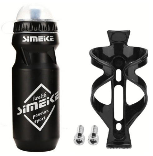 Deportes hervidor botella bicicleta de montaña con cubierta de polvo de plástico hervidor botella titular traje accesorios de equipo de equitación