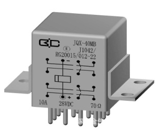 JQX-40MB 小型强功率密封直流电磁继电器 航空航天船舶继电器