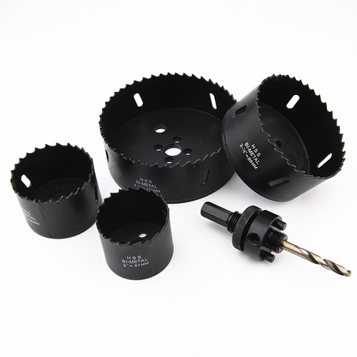 Fire pipe hole opener bimetal hole drill bit steel pipe plastic pipe mechanical tee galvanized pipe hole expander