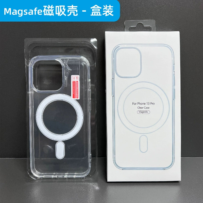 Magsafe Magnetic Mobile Phone Case for New Apple 16 Transparent Acrylic 13pro Full Covering iPhone15 Hard Case Magsafe Magnetic Mobile Phone Case for New Apple 16 Transparent Acrylic 13pro Full Covering iPhone15 Hard Case