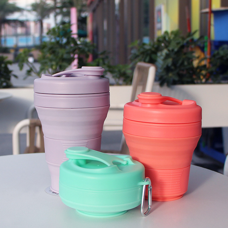 Al Aire Libre portátil de gran capacidad deportes hervidor plegable retráctil taza de agua taza de café de viaje enjuague bucal taza actividad regalo