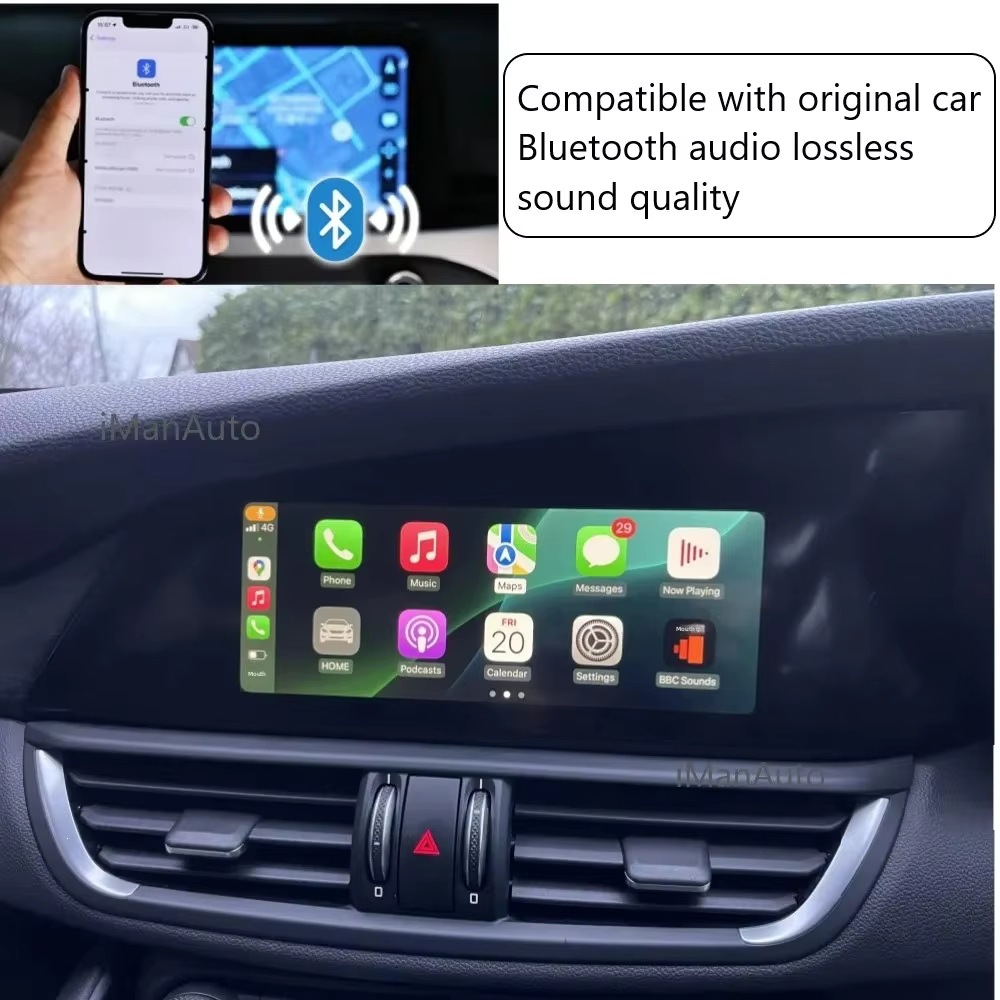 Suitable for Alfa Romeo decoder CarPlay, Android auto