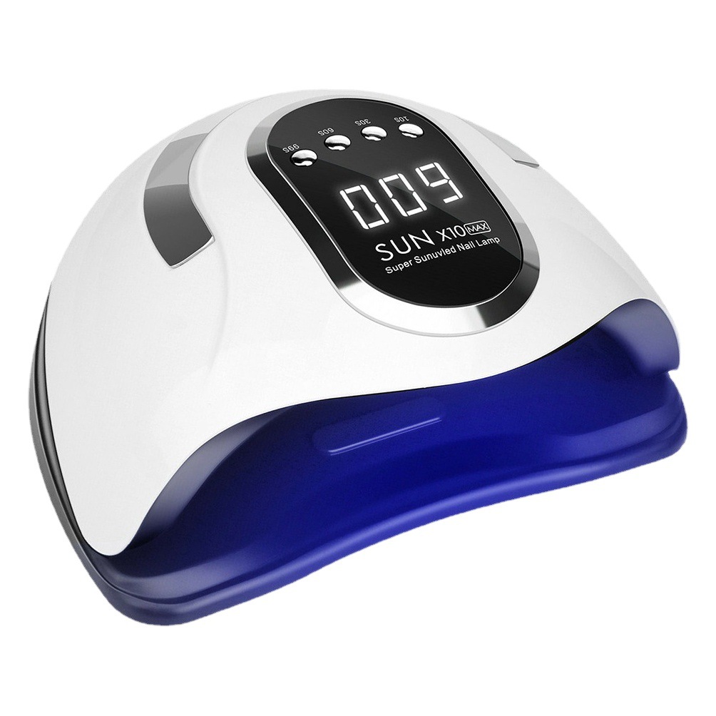 Lámpara de Fototerapia para Uñas X10, Lámpara UV para Uñas, Secador de Esmalte de Uñas en Gel de Secado Rápido, Sensor Inteligente