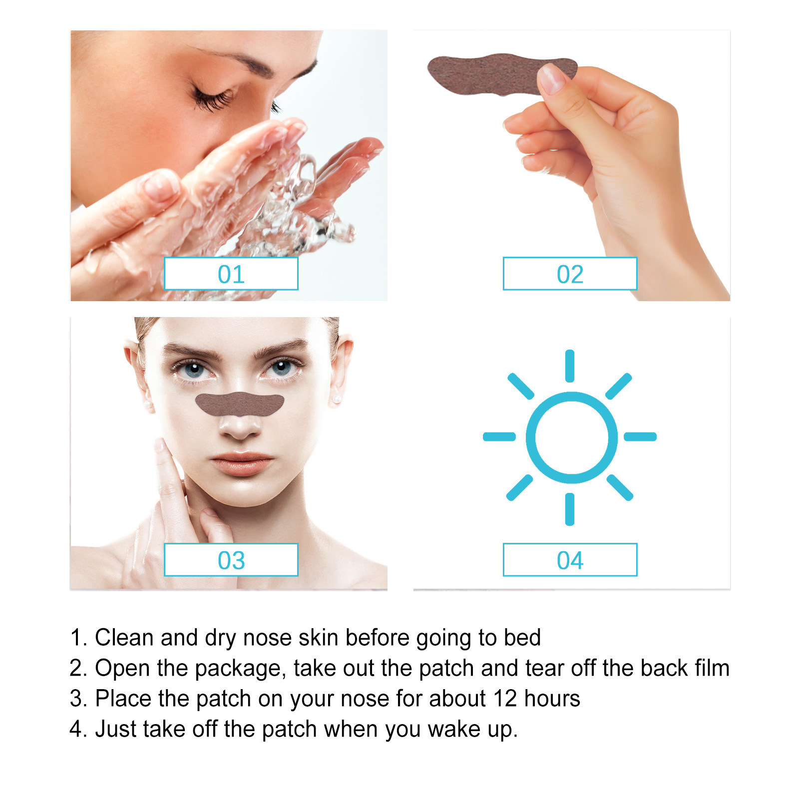 Nosni obliž South Moon Ventilation, proti smrčanju, nega spanja ponoči, proti smrčanju, nosna ventilacija in nega, nosni obliž_voghion.com