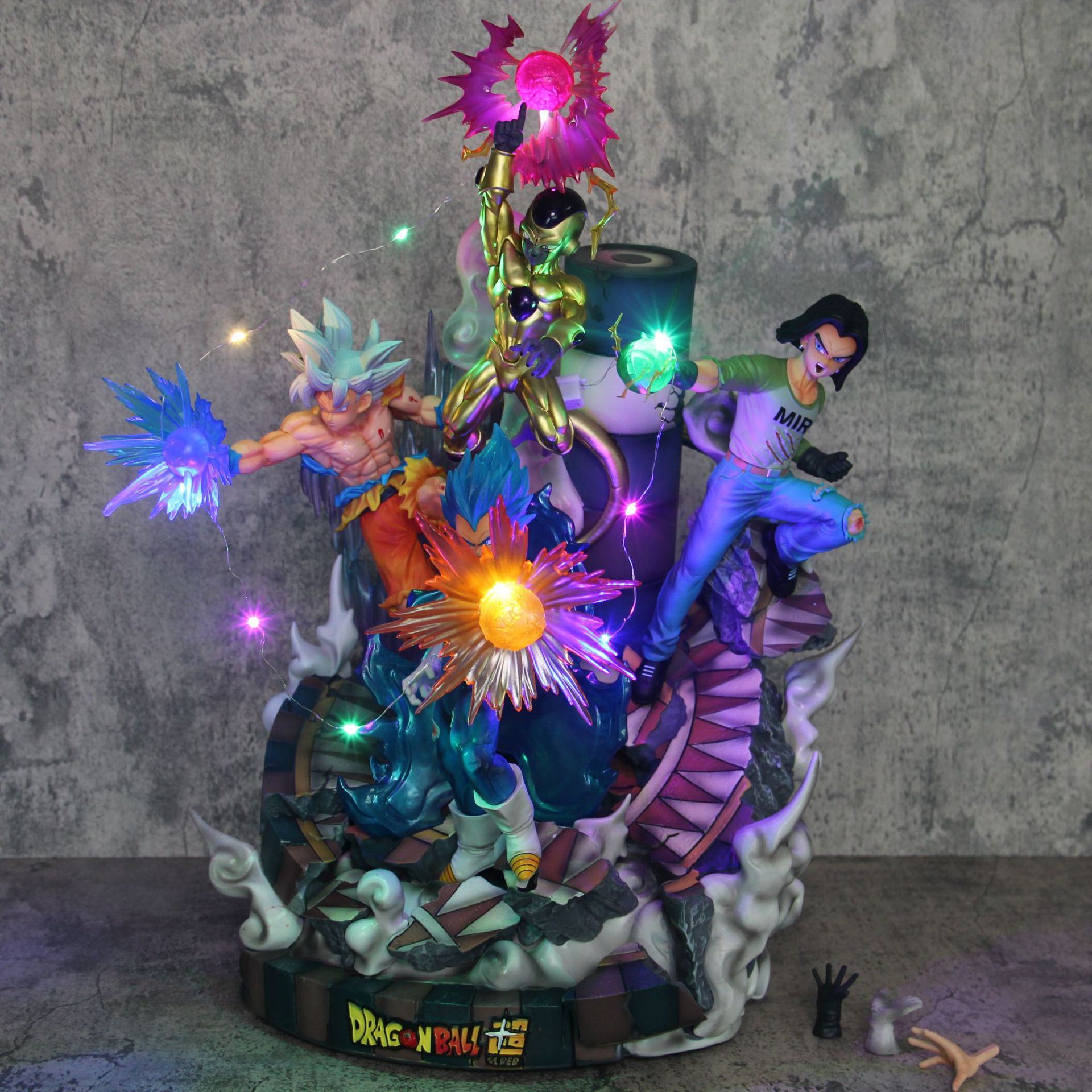 超大号手办七龙珠力量大会孙悟空贝吉塔弗利萨17号模型摆件