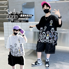 夏季中大男童短袖T恤新款童裝兒童男孩卡通t個性潮酷痞帥上衣代發