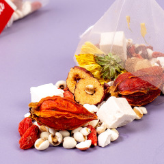 Poria, Coix, Gorgon and Barley Tea 30 packs of cost-effective Poria, Coix and Gorgon Barley Tea, Gardenia, Licorice, Red Dates and Wolfberry Flower Tea