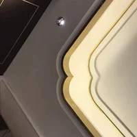 Нержавеющая сталь дуговая дуга потолка потолка фон стены декоративная полоса L-образный обрезок U-образный обмоток