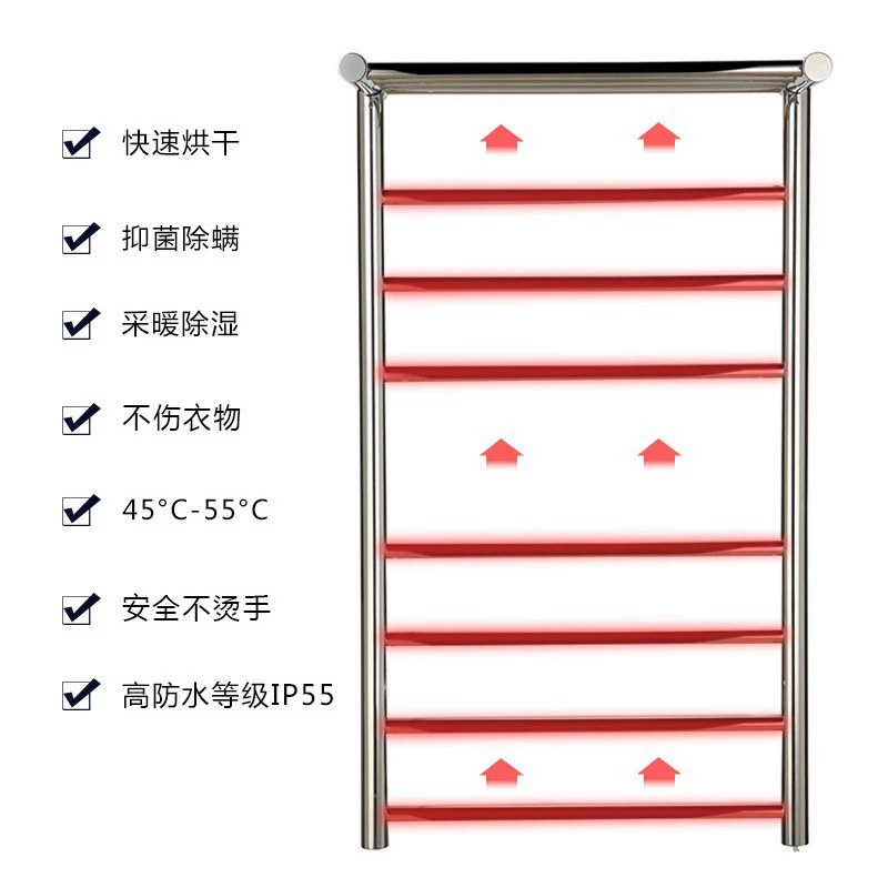 ONDA.WARMER Smart bath towel stainless steel