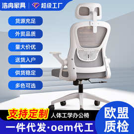 跨境电脑椅家用久坐办公椅人体工学椅电竞椅靠背办公室椅子转椅