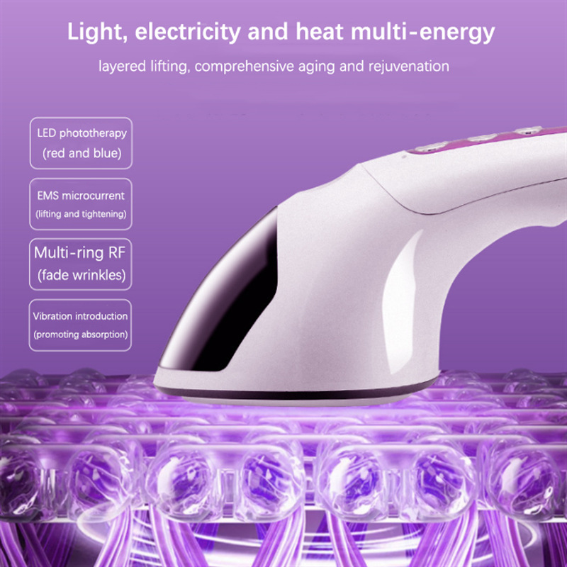 V臉淡紋提拉緊緻熨斗美容儀微電流美容儀家用射頻儀補水按摩儀