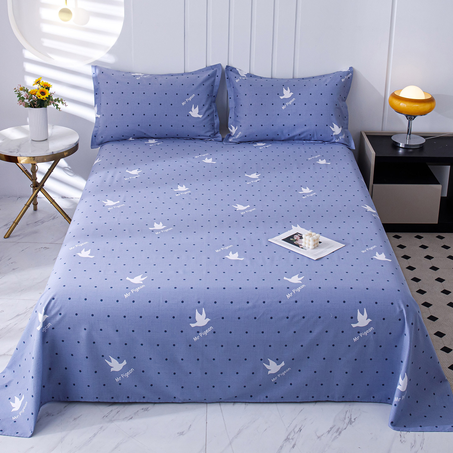 100% algodón sábanas dormitorio de estudiantes cubierta de cama individual niños de verano una sola pieza engrosada edredón al por mayor image 62
