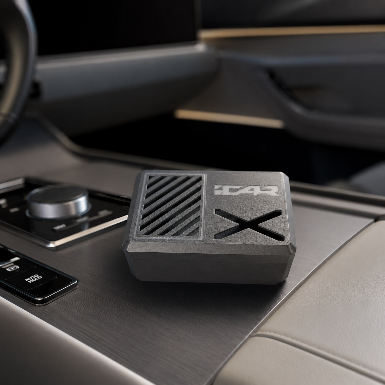 Car Car Soap Box 3D Printed Soap Box In-Car Aromatherapy Dual-Purpose Storage Box Deodorizing and Freshening Car Supplies