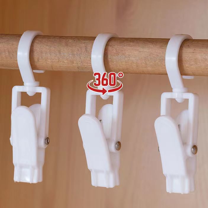 Creative multi-functional hat clip household tie socks clip underwear storage hook windproof drying clip clothing cross-border