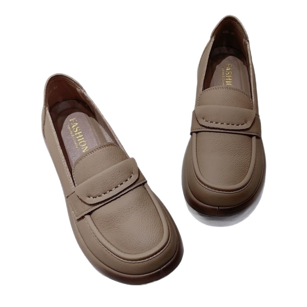 2026 nuevo estilo británico ultra suave antideslizante zapatos Lefour suela suave zapatos de cuatro estaciones zapatos de mujer zapatos de mujer