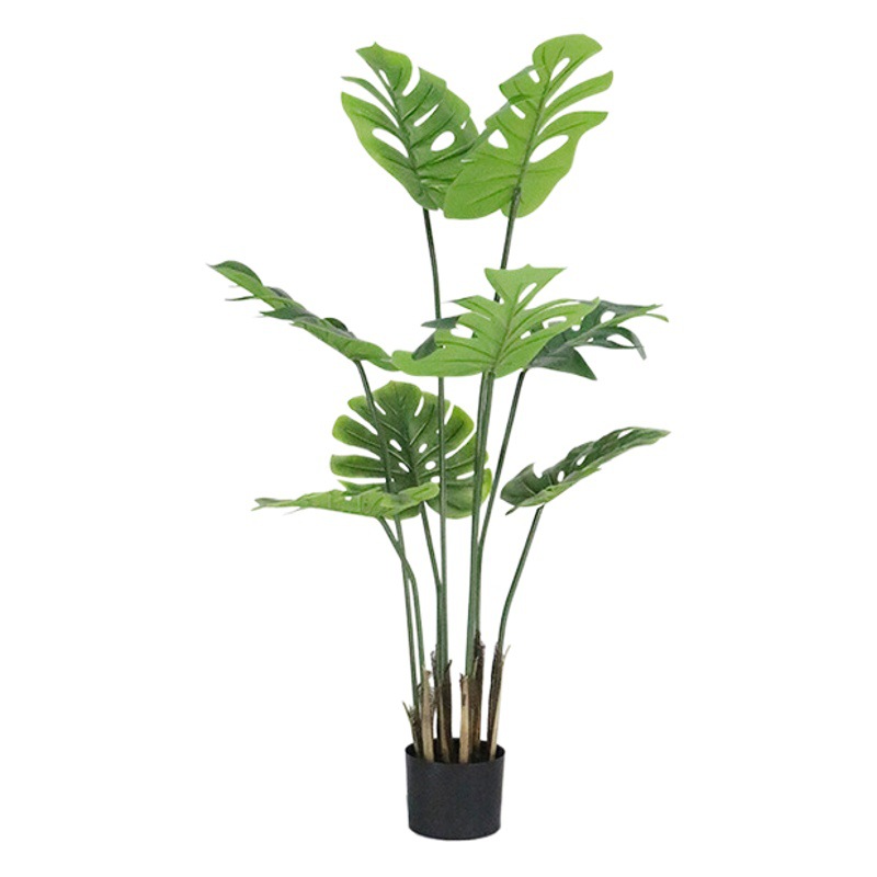 Planta de hoja de tortuga artificial ins planta nórdica bonsai decoración interior falso planta verde decoración hogar sala de estar bonsai