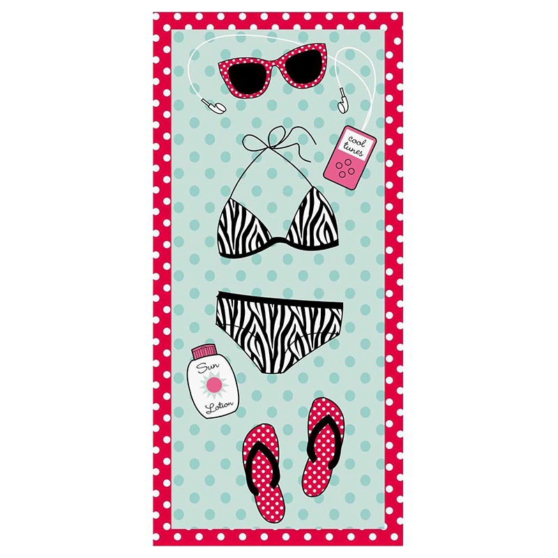 (Cross-border trading), fashionable beach soft bath towel, water absorbent