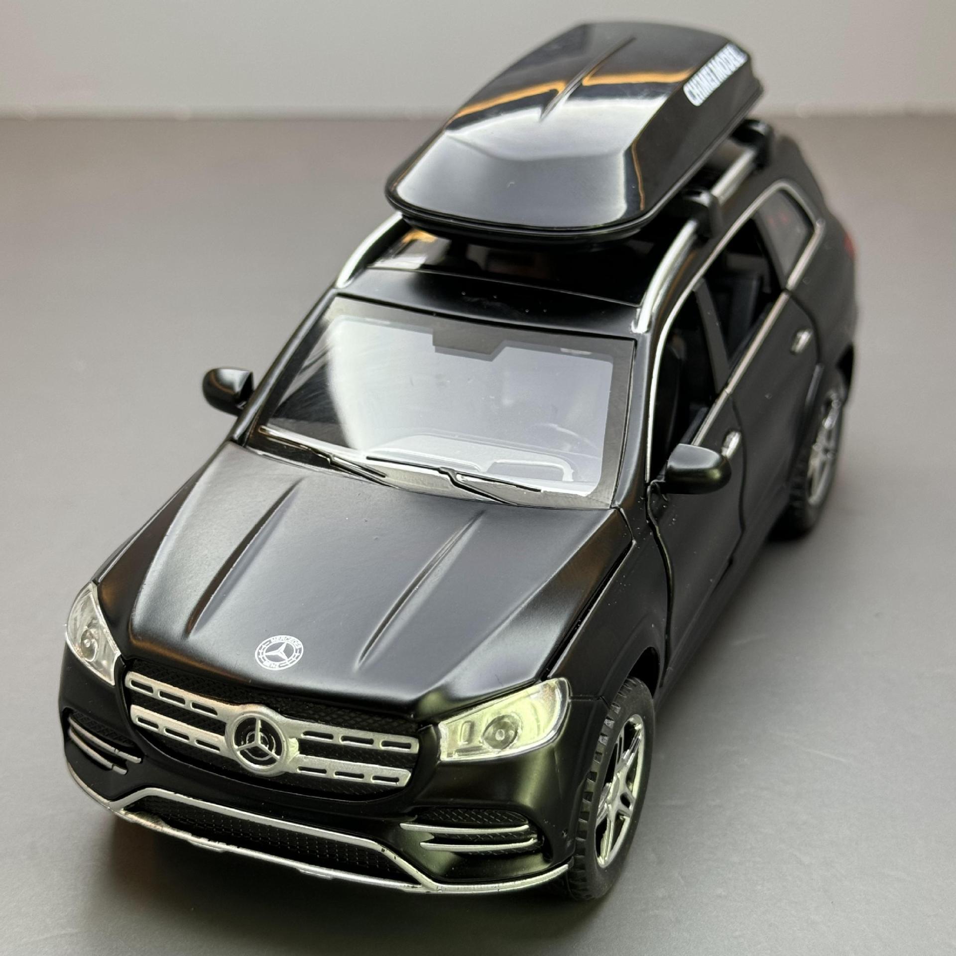 Modelo de coche de aleación de simulación Chimei 1:32 Big Ben GLS580 Tire hacia atrás vehículo todoterreno con sonido y luz modelo de música de coche de juguete