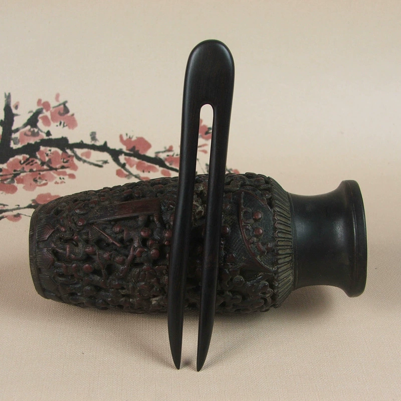 Китайская заколка из ebony sandalwood, заколка для волос, аксессуар, китайский стиль, стиль высокого качества