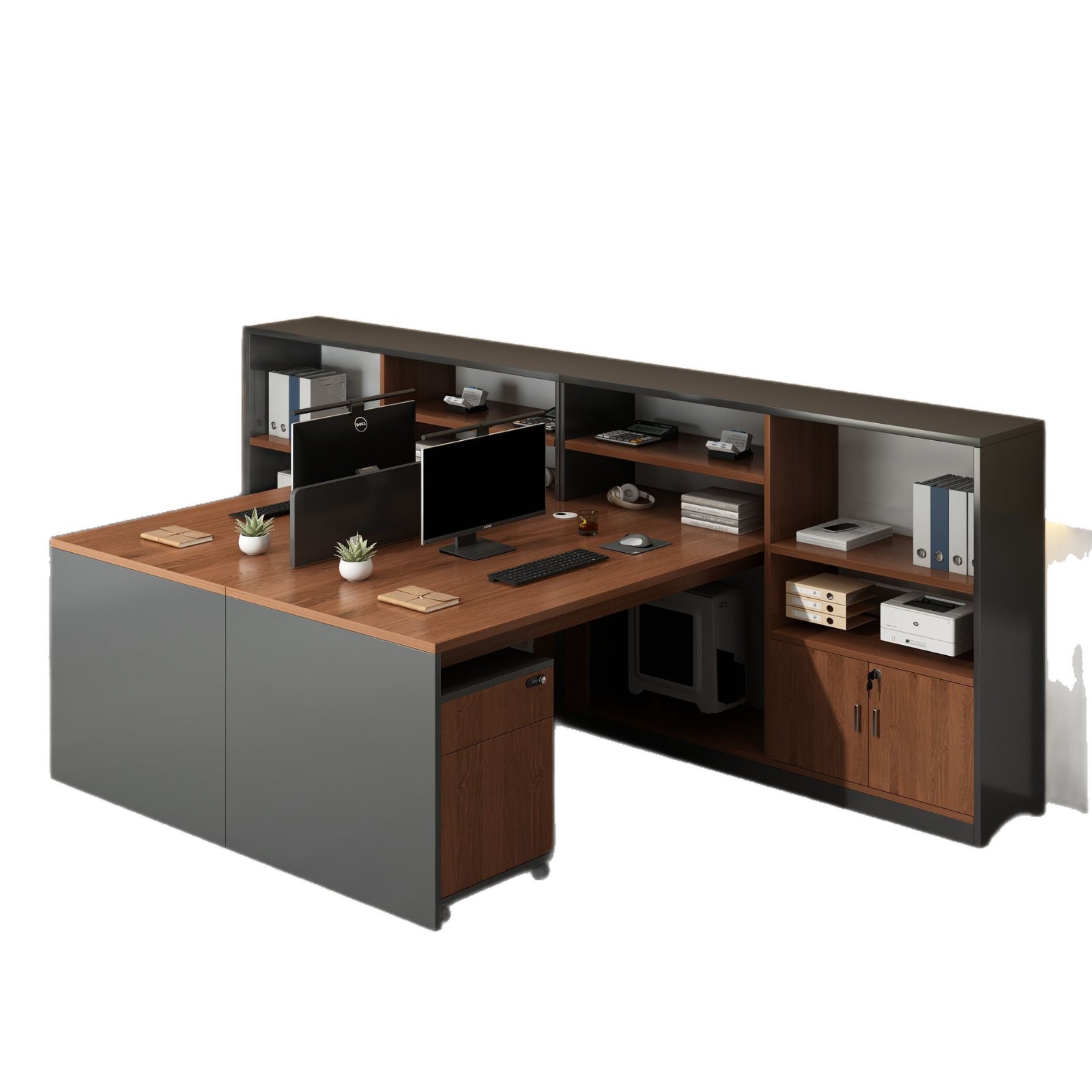 Mesa de escritorio multifuncional, tabla de almacenamiento, armario de almacenamiento, escritorio de personal de oficina, escritorio simple, escritorio de computadora doméstica