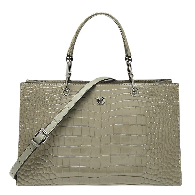 Hong Kong Håndholdt Tote i ægte læder til kvinder med stor kapacitet efterår/vinter Crossbody-taske 2023 Ny_voghion.com