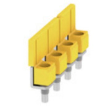 厂家批发胶壳连接魏德米勒横联件端子WQV16N/4弹簧接线横联件端子