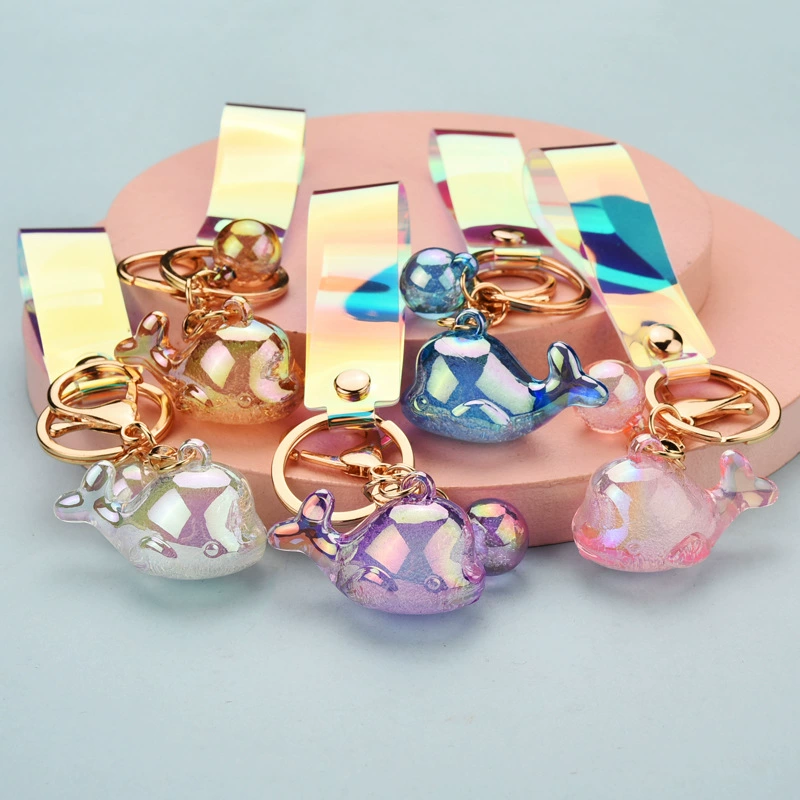 Cartoon cute acrylic keychain, слот-машина, кукла, дельфин, оптовая продажа