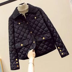 2025新款小香风菱格轻薄棉服外套女秋冬季保暖气质百搭棉衣