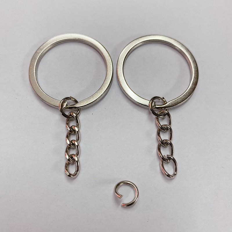 保色メッキ金属チェーンキーホルダー金物キーホルダーDIY創意掛け部品現物卸売り|undefined