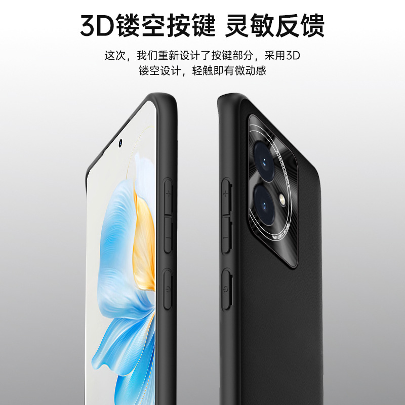 Honor 100 cep telefonu kılıfı, sıvı düz deri kılıf, düşmeyi önleyici ve kirlenmeyi önleyici koruyucu kapak için uygundur, tek parça olarak gönderilebilir