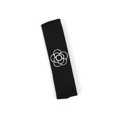 Cover Embroidered Camellia Car | Seat belt shoulder pad
