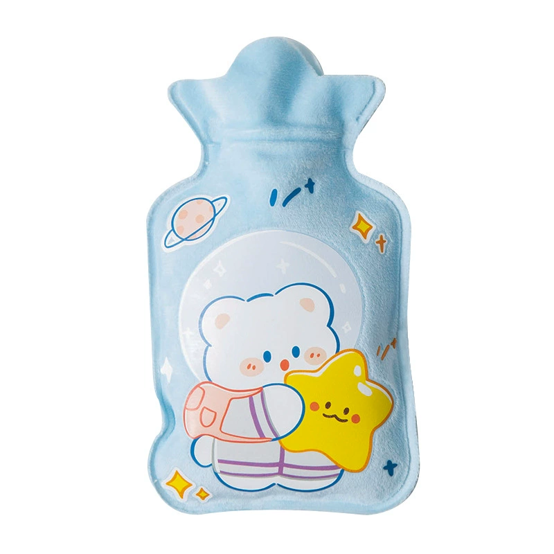 Water container, cute plush explosion-proof hand warmer for students, increased thickness