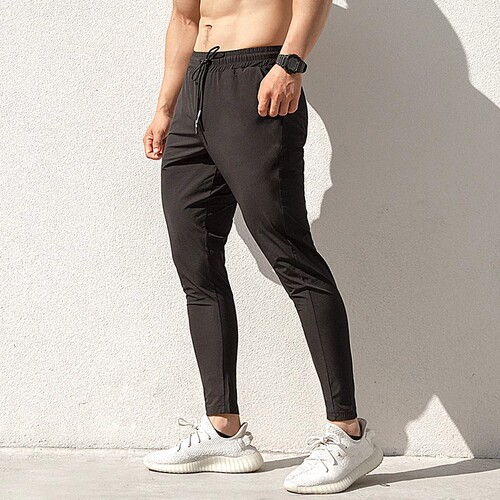 Sports Tights Lightweight Elastic Spring Color Pure Slim Fit Leggings for Ironing Petite Pants Casual Fitness Pants Sports Pants Training Pants