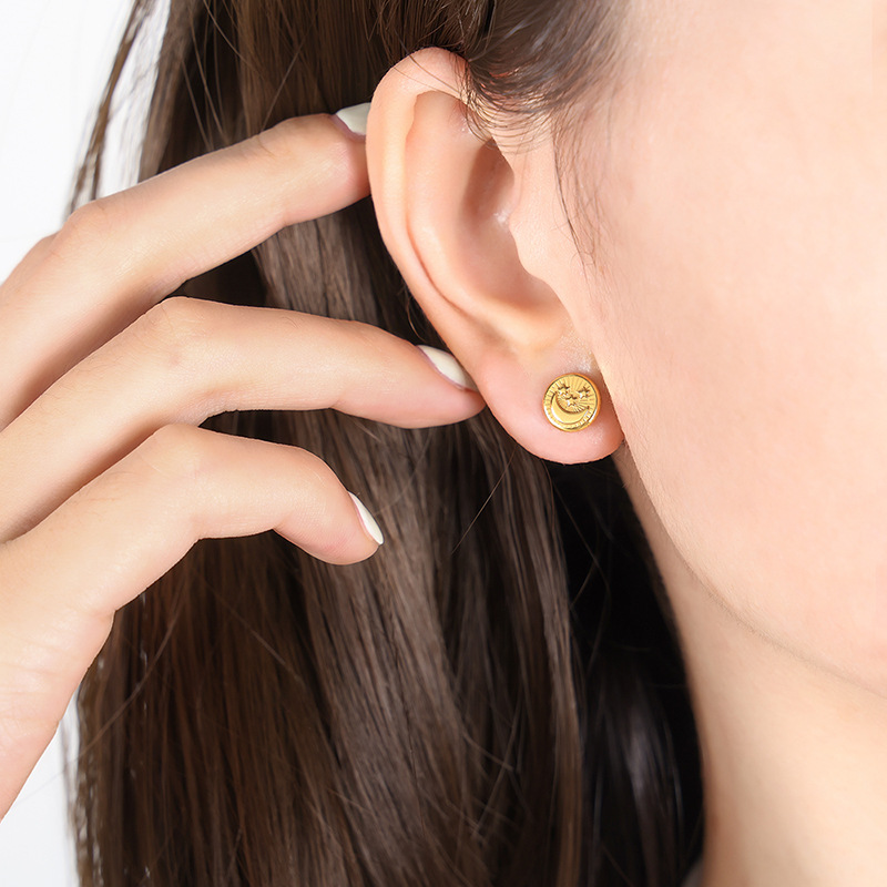 small earrings stainless steel