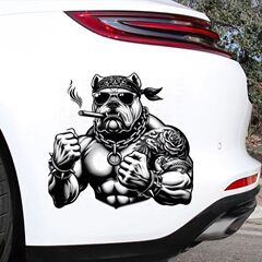 覇気筋肉闘牛犬自動車シール古惑仔風壁画傷カバー個性創意ドアテールシール