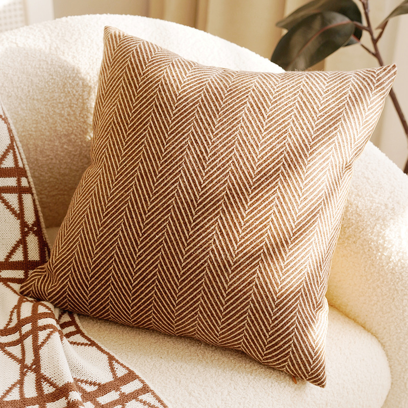 Crema de estilo retro de alta calidad sofá sala de estar almohada cubierta de almohada dormitorio ventana flotante cama almohada cubierta de almohada cojín núcleo