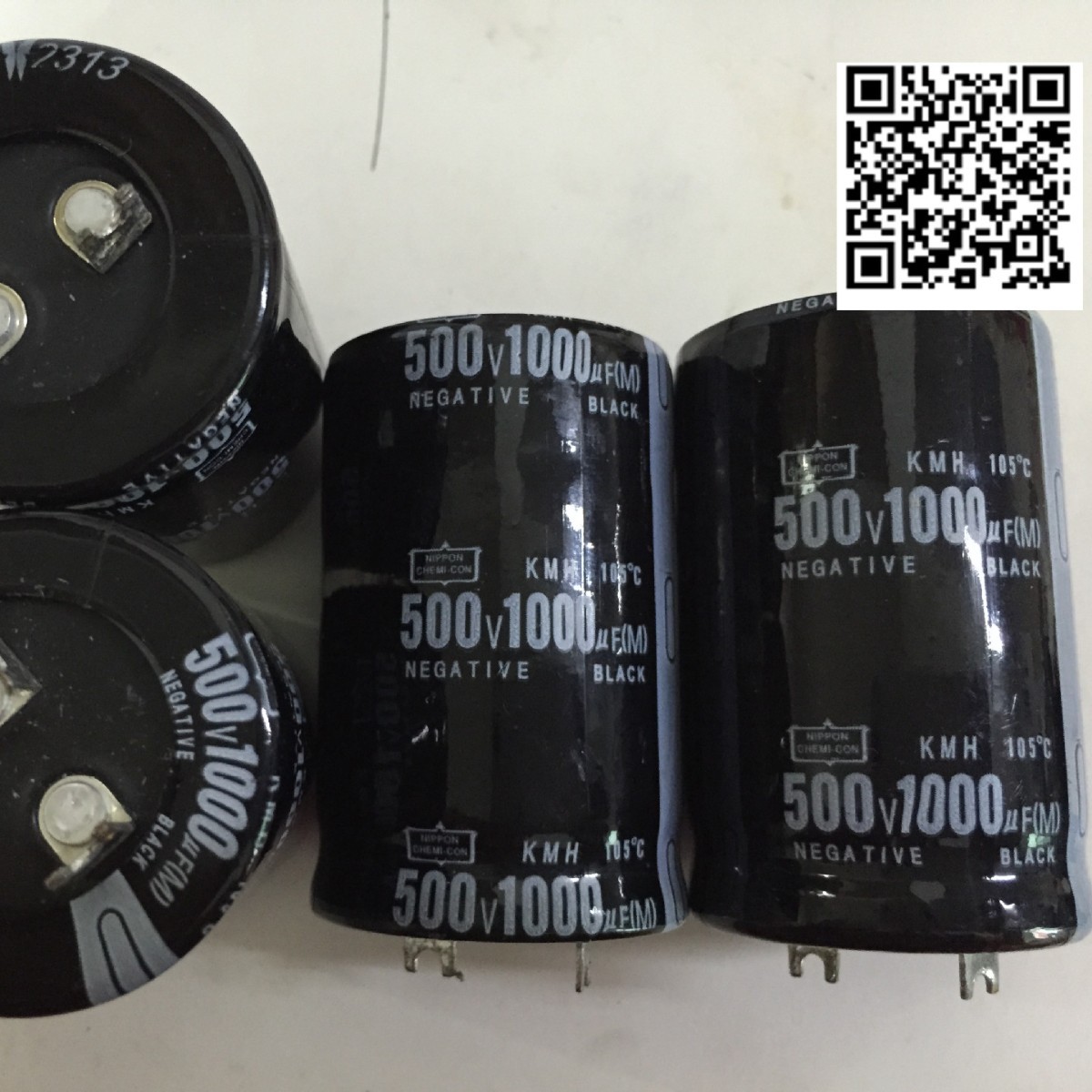 电容 拆机 铝电解电容 500v1000uf 体积35*55（60）     电容器