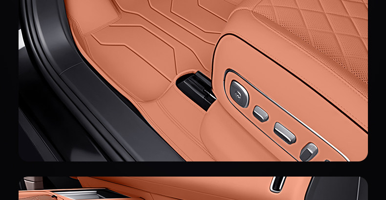 Suitable for Nio ES8, full-coverage floor mats for 26 models of five, six, and seven-seater cars, modified interior accessories, trunk mat