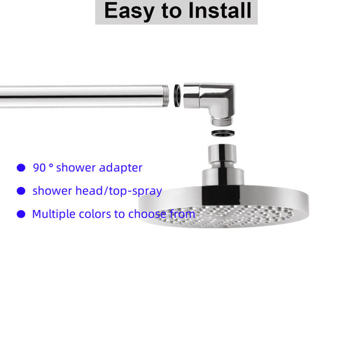 Shower Hose Adapter Shower Head Elbow Connector Wholesale G1/2 Universal Adapter with Adjustable Nut