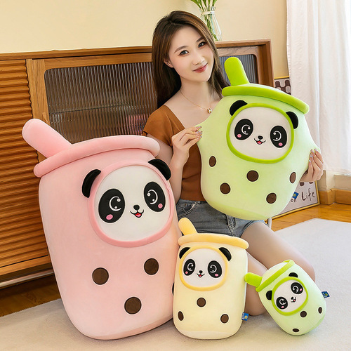 Cross-border foreign trade cream milk tea cup pillow doll plush toy girls sleeping doll gift Amazon wholesale