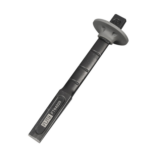 Wholesale Ford industrial grade chromium vanadium steel flat chisel 6-12 inches 60CRV cement steel chisel integrally forged smooth handle sheath