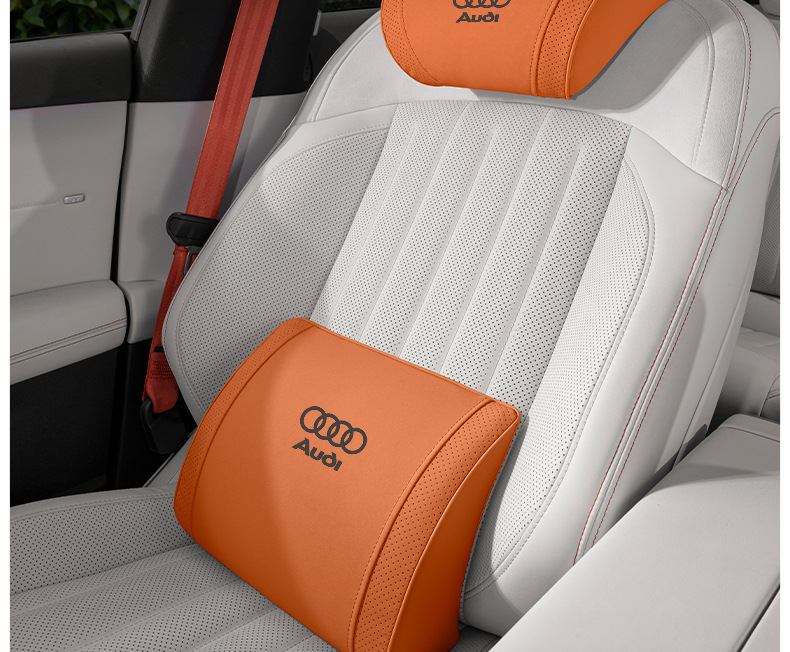 Suitable for Audi A3/A4L/A6L/A8/Q3/Q5/Q7/Q8 Car Headrest, Car Lumbar Support, Neck Pillow and Cushion