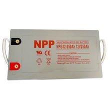 NPP耐普NPG12-250大容量12v250Ah胶体太阳能路灯光伏监控蓄电池