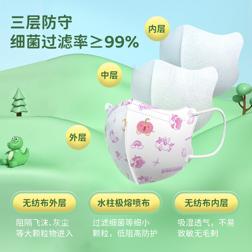 Kangaroo Doctor's new national standard children's 3-6 years old 3D three-dimensional children's independent packaging 30 pieces wholesale