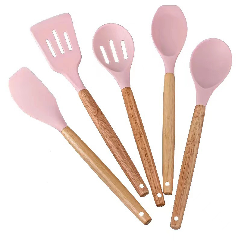 19 conjuntos de utensilios de cocina antiadherentes transfronterizos, tabla de corte de utensilios de cocina con barril de almacenamiento, conjunto de herramientas de corte