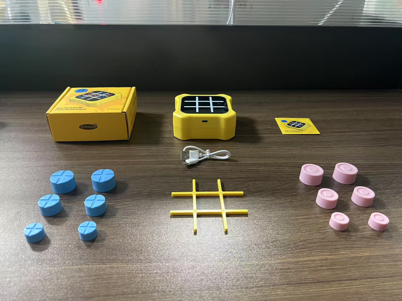 더블 레이어 틱택토 [노란색] 영어