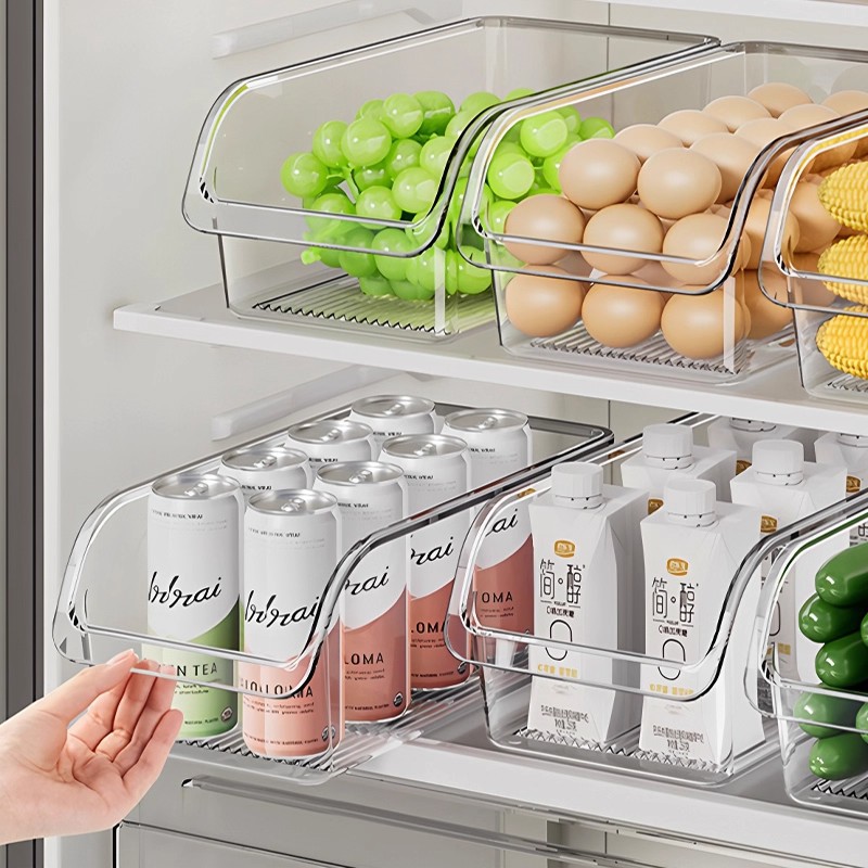 Caja de almacenamiento de refrigerador, caja de almacenamiento, caja de cajón, caja de almacenamiento, caja de almacenamiento, caja de almacenamiento de huevos, caja de alimentos, cocina
