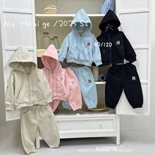 丽蓓童装 春款连帽休闲套装 幼儿园必备小童 80-120码 mxg