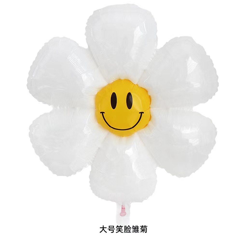 흰색 스마일 데이지 대형 (106*93cm)